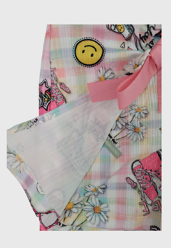 CONJUNTO INFANTIL MENINA ALEKIDS BLUSA E SHORT SAIA SMILE - comprar online