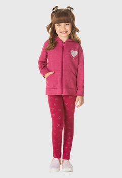 Conjunto Infantil Menina Jaki Molecotton Moleton Manga Longa Inverno - comprar online