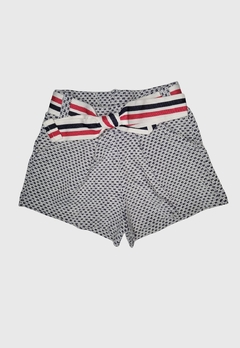 CONJUNTO INFANTIL MENINA ALEKIDS CROPPED E SHORT FITA LISTRADA na internet