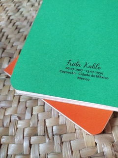 caderno "Frida Kahlo" na internet