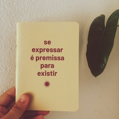 caderno "expressar" collab Raíssa Ribeiro - comprar online