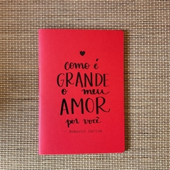 caderno com frases A6