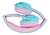 Headset Fone Infantil 15mw Oex Sugar Hs-317 Rosa/verde - comprar online
