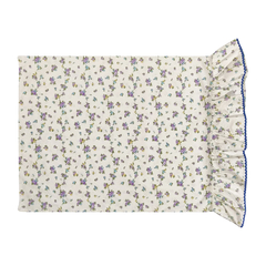 Fronha Floral com Babado - Algodão - Feito a Mão - 70x49cm - comprar online