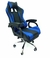 Sillón Gamer PRO Extreme Hunter Modelo SG01 PLUS Con Base Apoya Pies Azul/Negro en internet