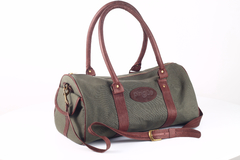 BOLSO BROOKLYN TELA + CUERO - VERDE - comprar online