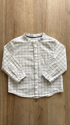 Camisa Zara cuello mao - Talle 9/12 meses