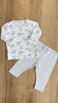 Conjunto Mimo - Talle S (3/6m) - pandas