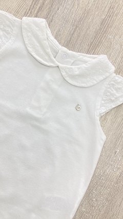 Body Magdalena Esposito - Talle 12 meses - cuello broderie - comprar online