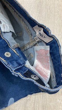 Jean Only - Talle 12 meses - Azul corazones - comprar online