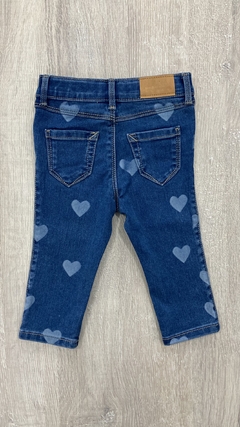 Jean Only - Talle 12 meses - Azul corazones en internet