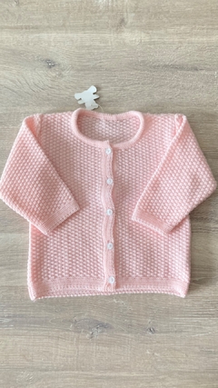 Cardigan Clásico - Talle 6 meses - Tejido