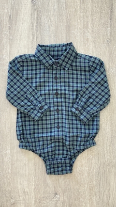 Body camisa Gap - Talle 12/18 meses - Cuadros