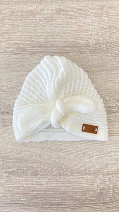 Gorro Mini ánima - Talle 1 (RN/4meses) - Natural