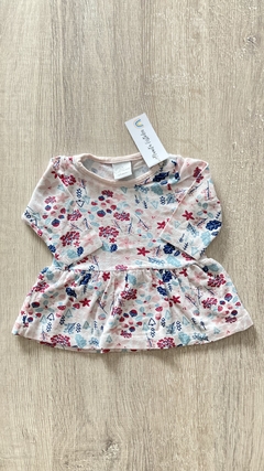 Vestido Broer - Talle 1/3 meses - flores