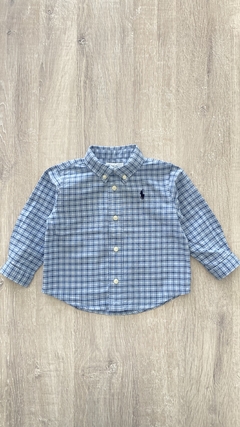 Camisa Polo Ralph Lauren - Talle 9 meses - cuadros