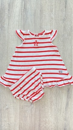 Vestido Wanama - Talle 6/9 meses - con bombi