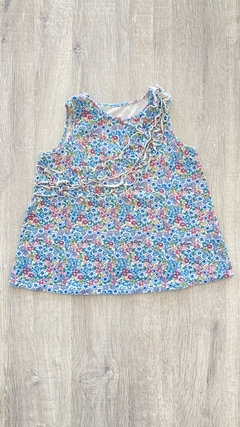 Musculosa Paula Cahen - Talle 8 años - flores