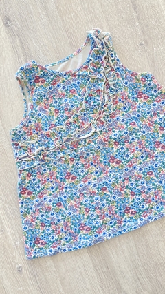 Musculosa Paula Cahen - Talle 8 años - flores - comprar online