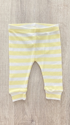 Pantalón Mimo - Talle XS (0M) - rayas amarillo