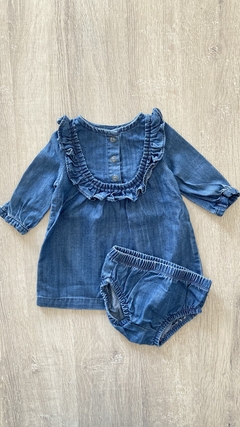 Vestido Carters - Talle 3 meses - con bombi