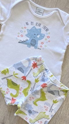 Conjunto Broer - Talle 1/3 meses - dinos - comprar online