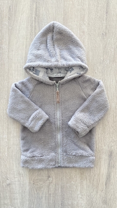 Campera Happy Life - Talle 9 meses - gris