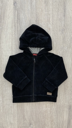 Campera Mimo - Talle M (6/9m) - plush negra