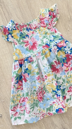 Vestido Mitai - Talle 6/9 meses - flores - comprar online