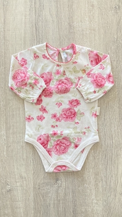 Body Mimo - Talle S (3/6m) - flores