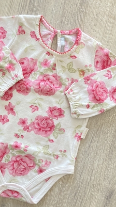 Body Mimo - Talle S (3/6m) - flores - comprar online