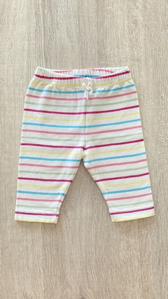 Pantalón Mimo - Talle S (3/6 meses) - Rayas multicolor