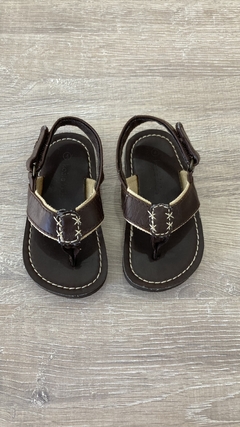 Sandalias Koala Kids - Size 4 - Cuero marrón - Suela 13 cm - comprar online