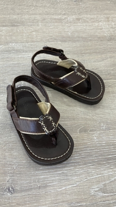 Sandalias Koala Kids - Size 4 - Cuero marrón - Suela 13 cm