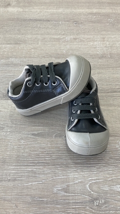 Zapatillas Mimo - NRO 21 - Cuero gris - Plantilla 13 cm. - comprar online