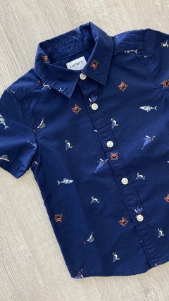 Camisa Carters - Talle 12 meses - mar - comprar online