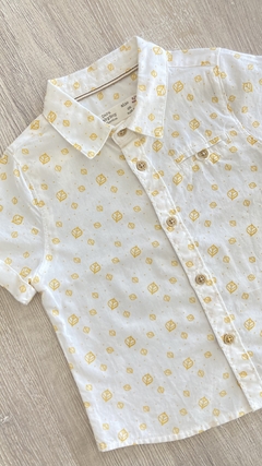 Camisa Zara - Talle 6/9 meses - hojitas - comprar online