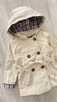 Trench Zara - Talle 18/24 meses - Planeta Vestidor