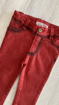 Jean Ce&pe - Talle 9/12 meses - rojo - comprar online