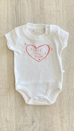 Body Cheeky - Talle XS (1-3M) - corazón