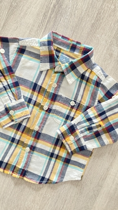 Camisa Gap - Talle 12/18 meses - cuadros - comprar online