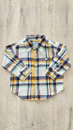 Camisa Gap - Talle 12/18 meses - cuadros