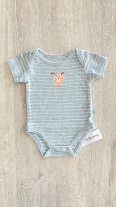 Body Pillim - Talle 0 meses - rayado