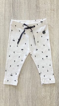 Legging Mini anima - Talle 1 (RN/4 meses) - Cerezas negras