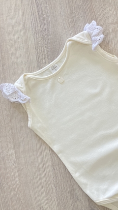 Body Mini anima - Talle 4 (12/24 meses) - Crudo broderie - comprar online