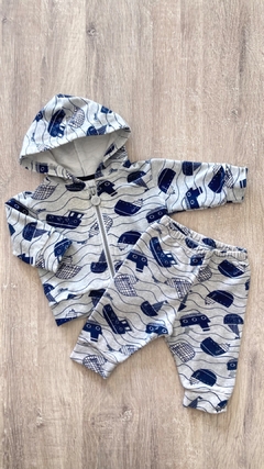 Conjunto Broer - Talle 0/1 meses - barcos