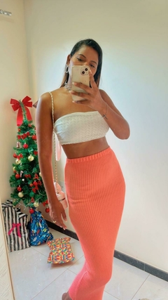 Imagem do Vestido Midi Tricot Modal Tomara Que Caia Top Blogueira