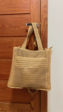 Bolsa feminina de palha praia verão com alça transversal Com Alça De Mão Grande - FlorFlor Moda Feminina