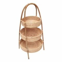 Rack rattan x3