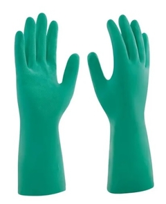 Luva Nitrílica Verde para Proteção - comprar online